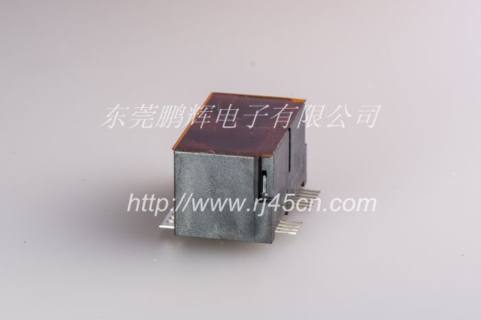 RJ11 6P6C+4P4C 全塑SMT贴片双联网口